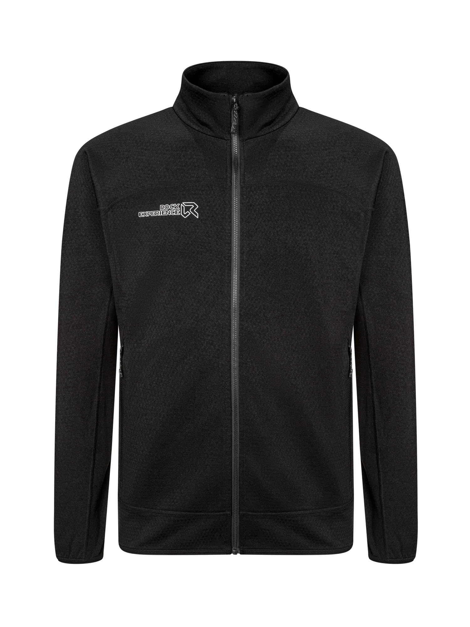 Rock Experience REMC02761-0208 DIADEM 2.0 MOCK NECK FZ MAN FLEECE Sweatshirt Men's CAVIAR L