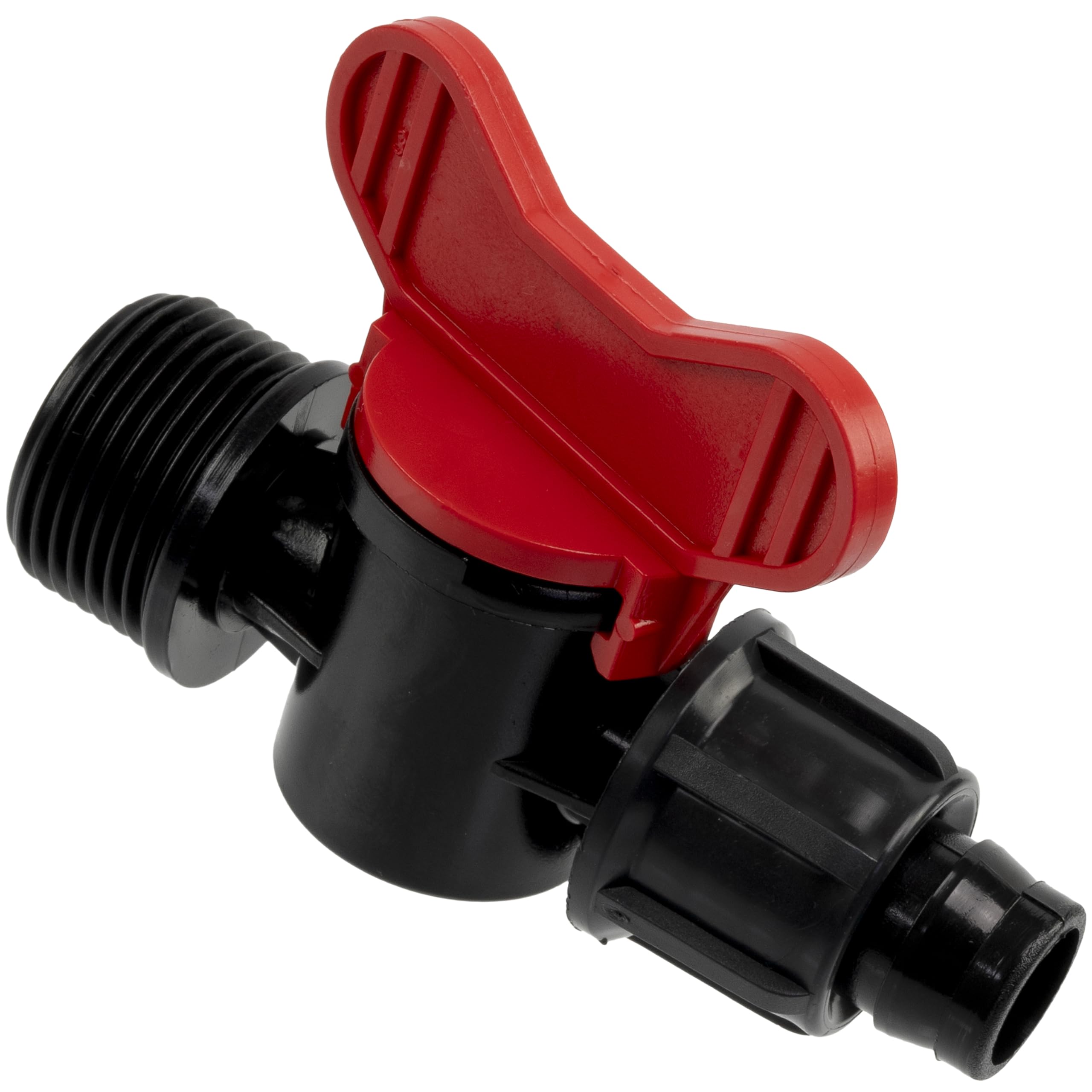 AERZETIX Set 5 Raccordi Per Tubo Gocciolante – Adattatore 17x3/4” Filettato Esterno Per Tubo 16mm