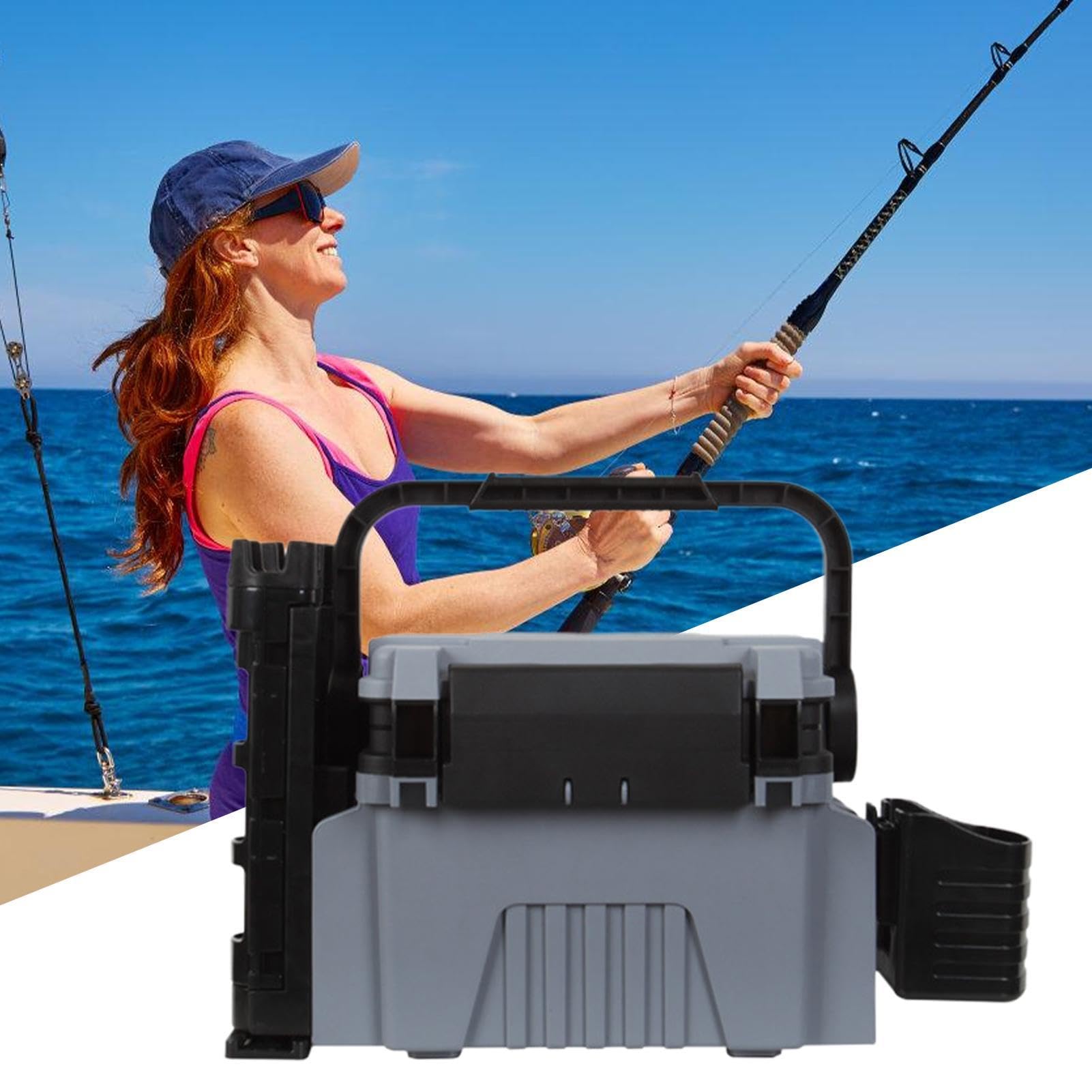 Grande Cassetta Per Attrezzi Da Pesca Ampio Contenitore Per Attrezzi Da | Contenitore Multifunzione Per Principianti Ed Appassionati