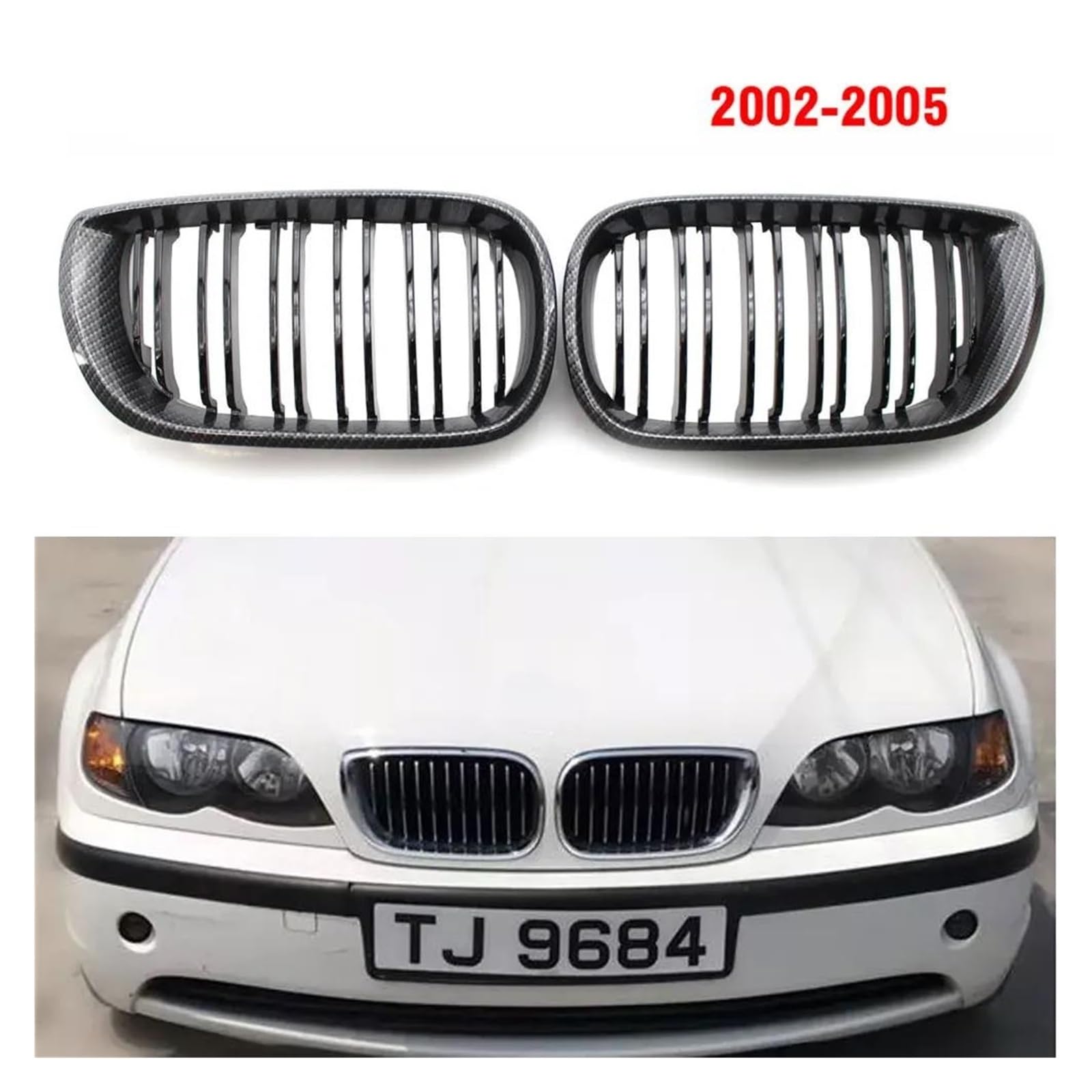 Calandre Avant De Voiture Calandres Rénales 1 Paire | DK