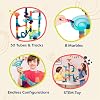B. toys Building Ramp Toy Ball Coaster Set of 38 Marble Rolling Toys for Ages 3 and Up