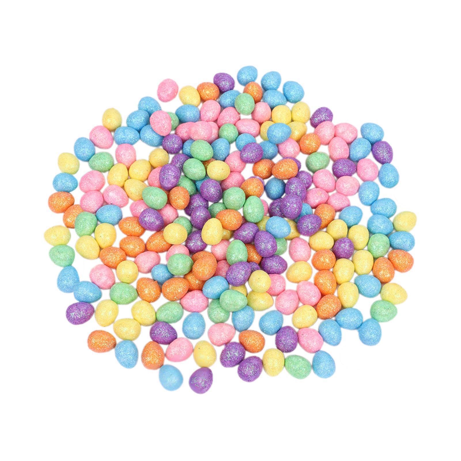 PIXZCSA Delightful Mini Easter Eggs For Craft Projects And Bringing Cheer To Events And Various Toy Supplies During Easter Season Made Foam Mini Colorful