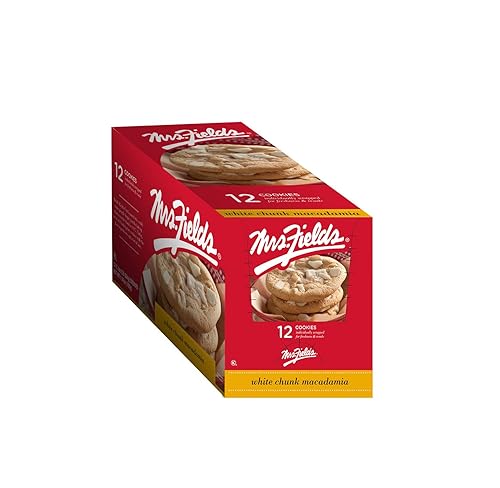 Mrs. Fields Galletas White Chunk Macadamia, 2.1 onzas (paquete de 12)
