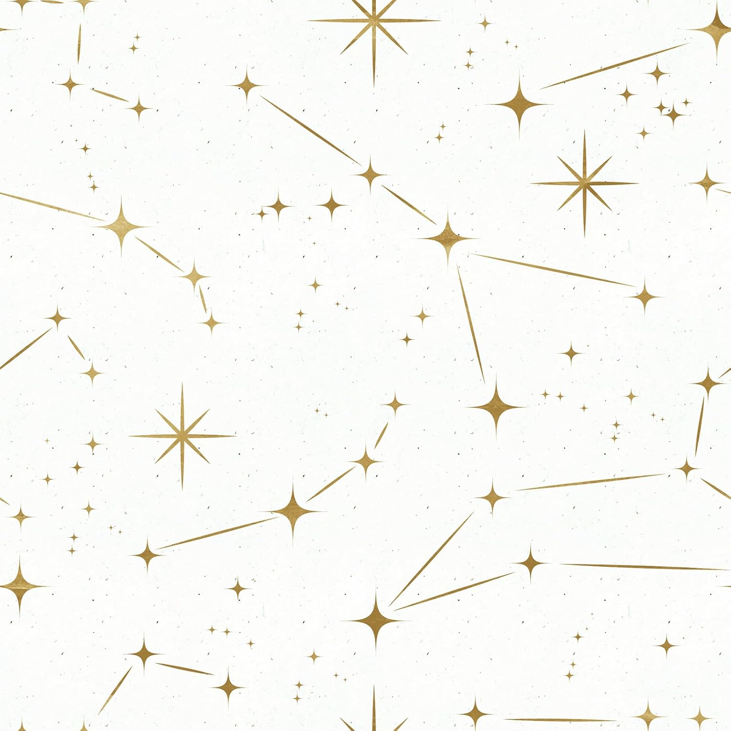 VaryStyle 17.7"x393" Beige Gold Star Wallpaper Peel and Stick Night Sky Space Galaxy Wallpaper Renter Friendly Beige Contact Paper for Walls Drawers Waterproof Vinyl Wall Paper for Kids Room Dollhouse