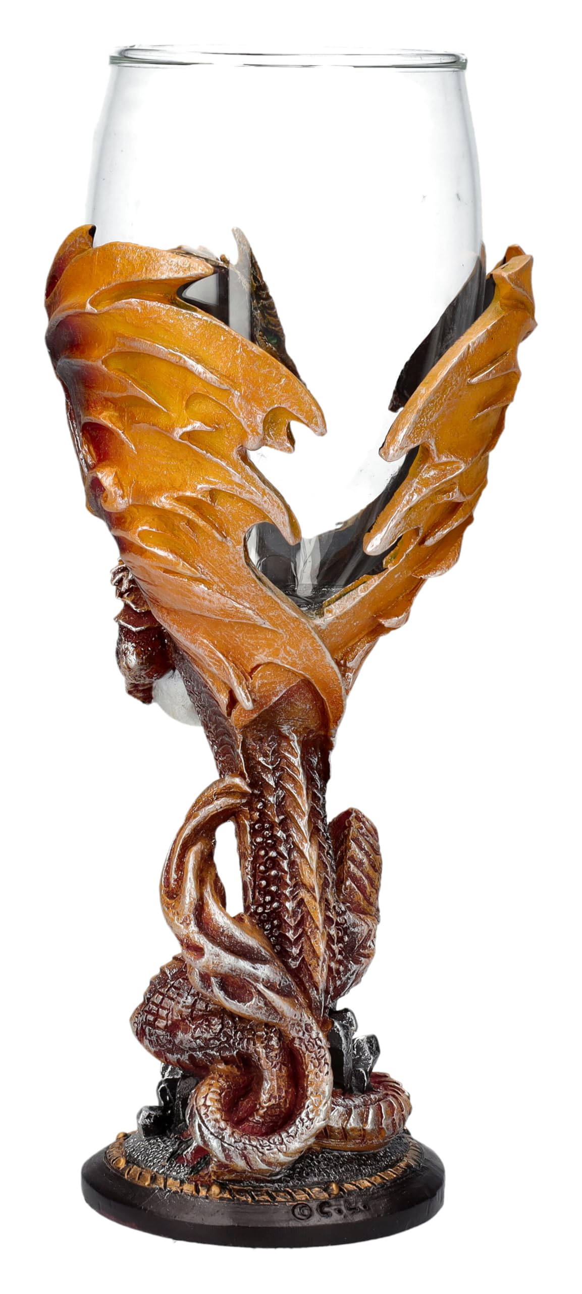 Copa de dragón Rock Blade by Ruth Thompson, 150 ml, copa de vino, copa de dragón, decoración gótica