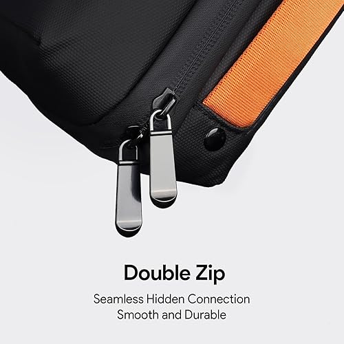 Miniatura 5 de Yinke Funda para organizador de cables de viaje, bolsa de transporte para accesorios electrónicos, portátil, impermeable, doble capa, bolsa de