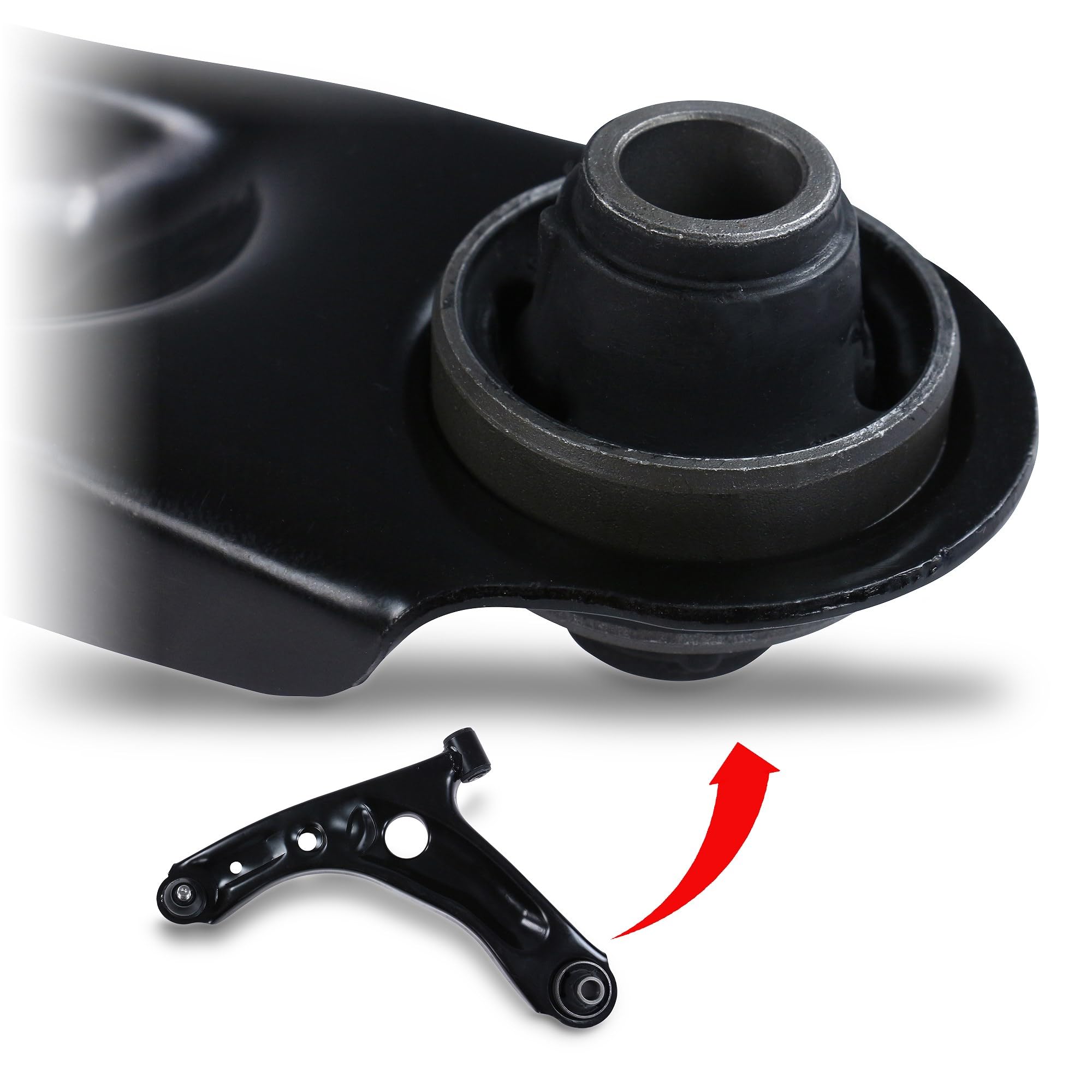 ATEC Germany Jeu de direction transversale - 2x bras de suspension avant 2x