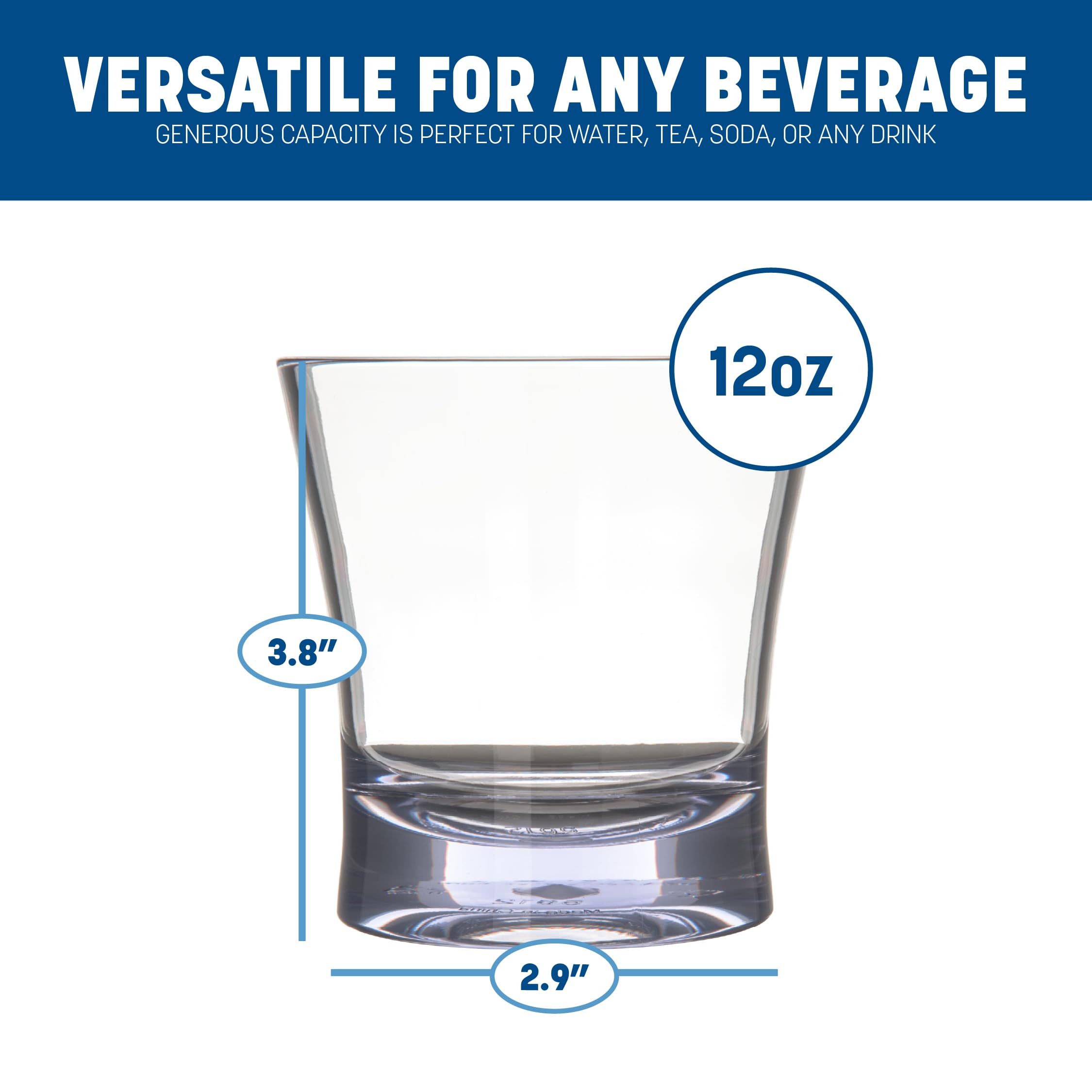 Carlisle CA561207-000-B01024 Alibi Double Old Fashioned 32 cl, 24 sztuki