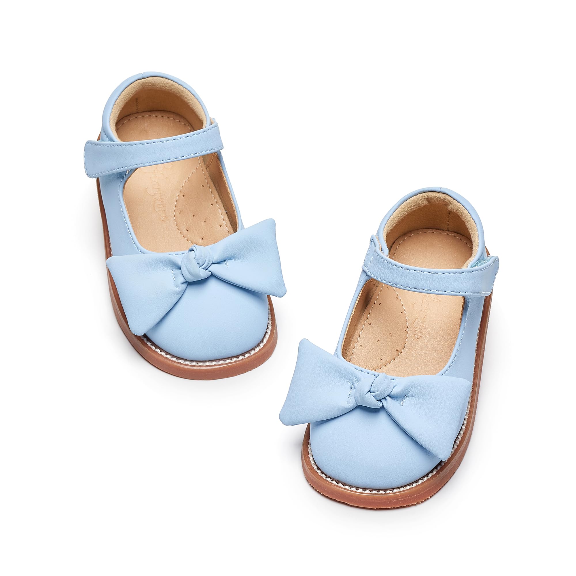 Flaryzone Toddler Girls Mary Jane School Uniform Oxfords Dress Shoes Flats