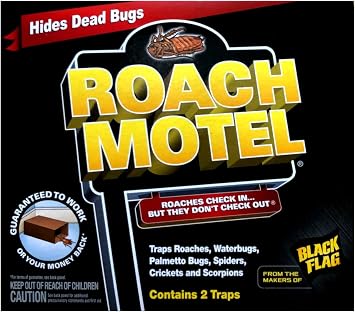 Black Flag Roach Motel Traps, 2-Count Pack of 12