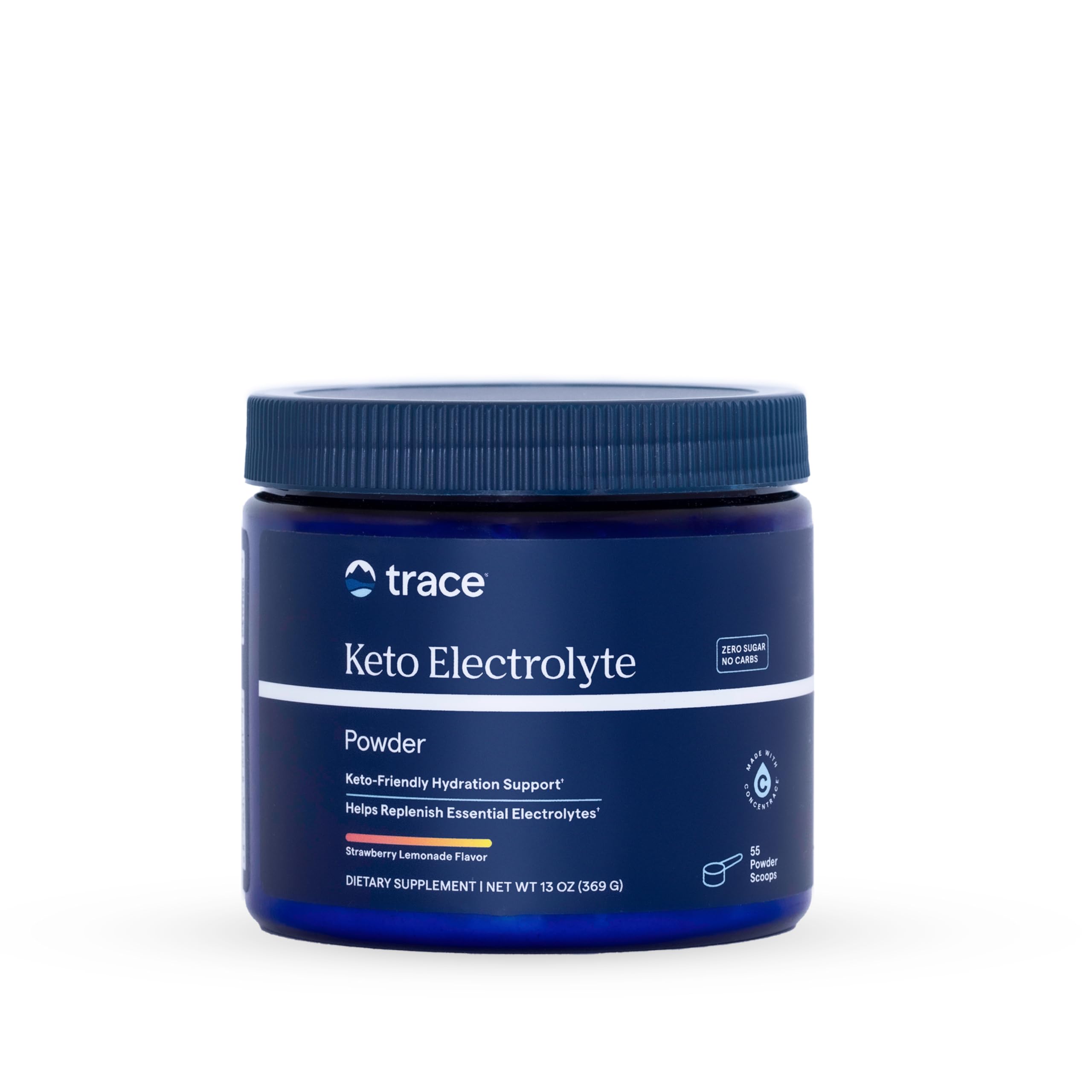 Trace Minerals Hydro Pak Keto Electrolyte, Strawberry Lemonade, 55 Servings