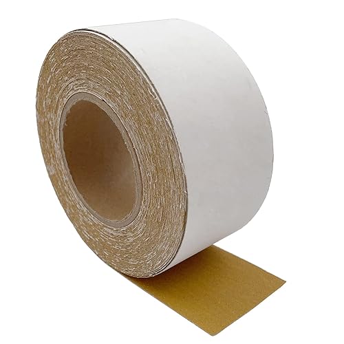 Miniatura 7 de Rollo de papel de lija autoadhesivo de grano 120, papel de lija adhesivo de 2-34 pulgadas x 20 yardas, rollo de papel de lija de óxido de aluminio
