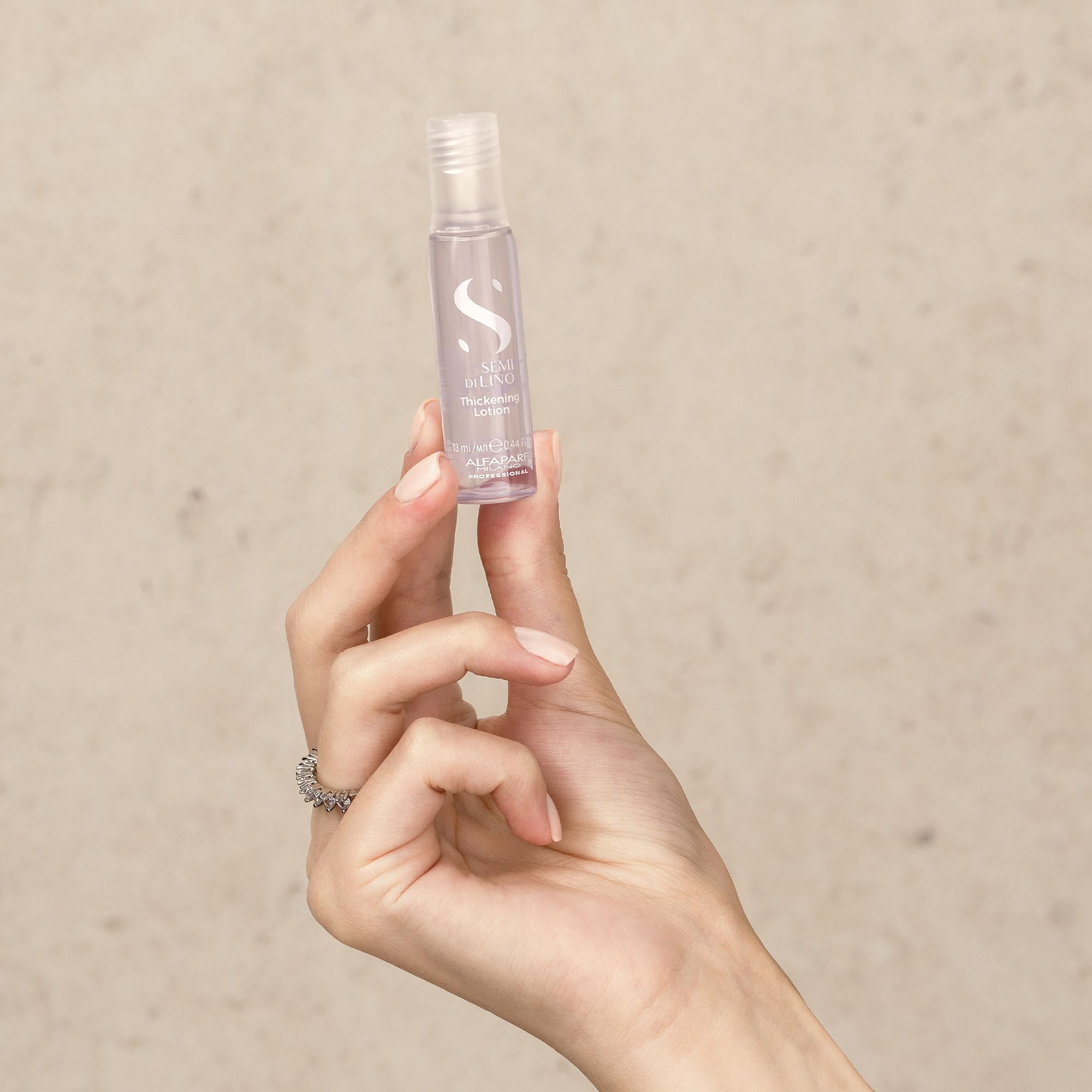 Alfaparf Milano Semi di Lino Density Thickening Leave-In Treatment for Thin Hair - Thermal Protection - Builds Body, Plumps Hair - Volumizing Hair Product - Youthful and Thicker Hair - 6 Vials