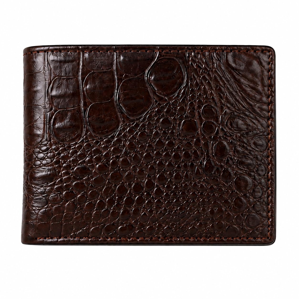 Genuine Leather Wallet for Him Gift - Wallet Men - Croc Wallets - Croc Leather Wallets Men-image-39