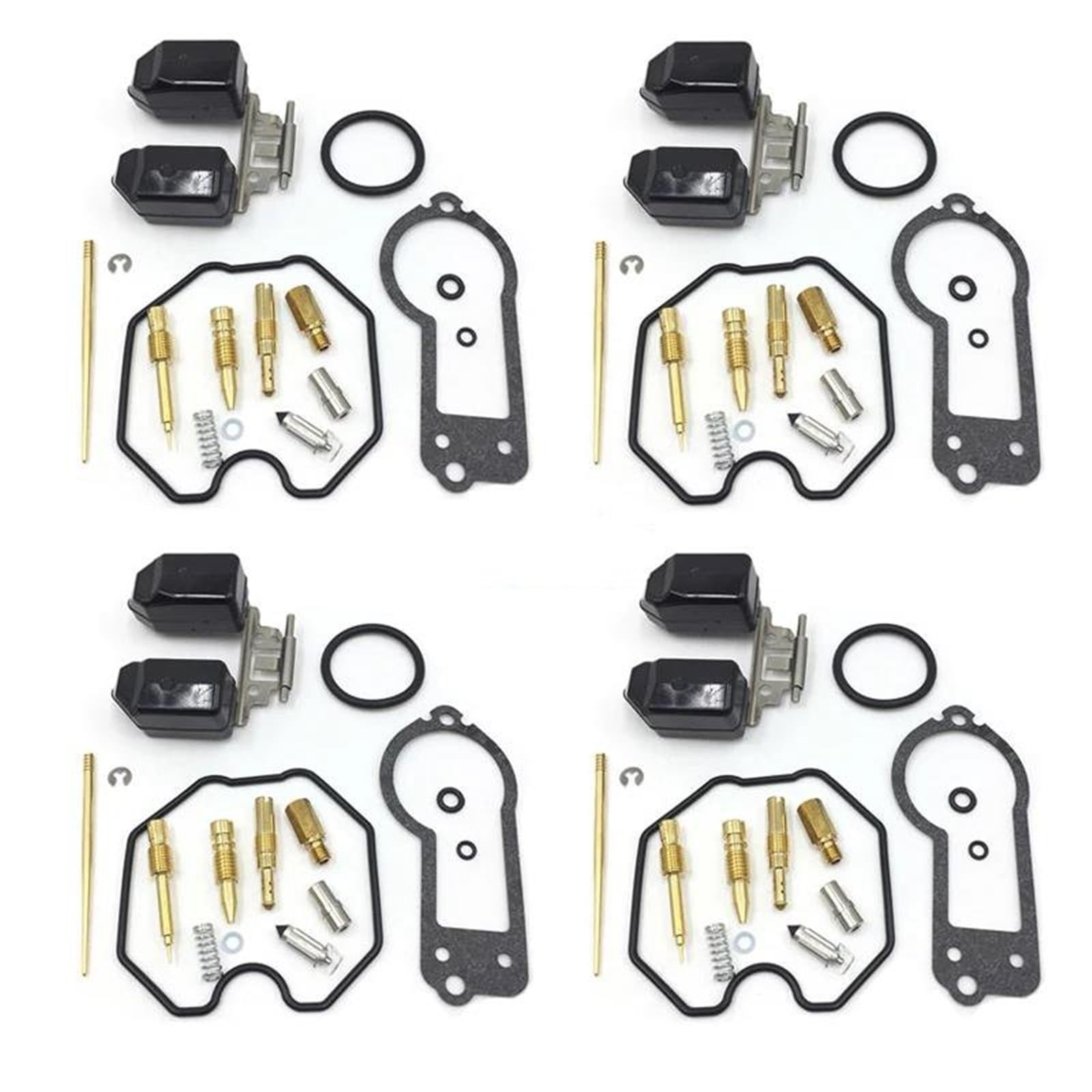 Kit De Reparación Carburador Motocicleta para XR250R XR 250R 1996-2004 Reconstrucción Y Reacondicionamiento del con Junta Flotador Herramientas De Riparazione Carburador(4 Juegos)