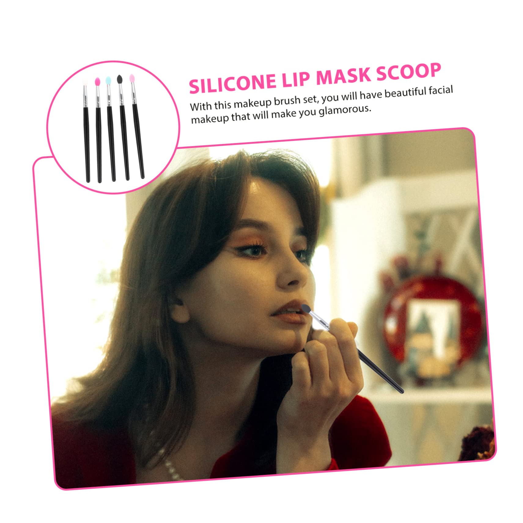 Healeved 15pezzi Per e Ombretto Applicatori Cosmetici Silicone Per Per Make-up e Compleanno