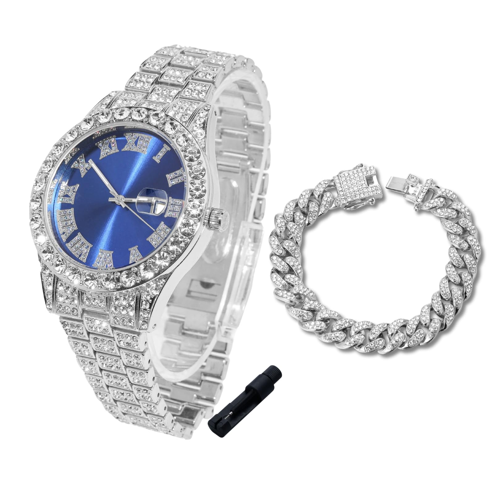 Halukakah Watch for Kids - 42MM Blue/Green/Red Dial - 8" Length