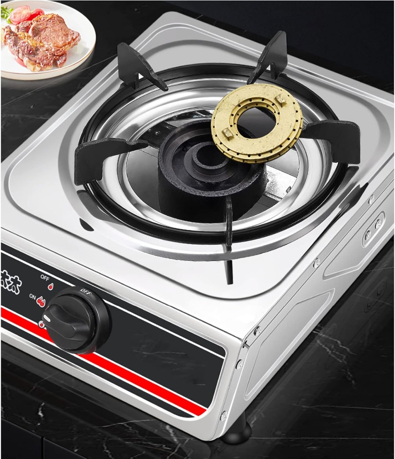 Burners Gas Hob gas hob Commercial Stove Household Tabletop Wok Cooking Indoor LPG Cooktop