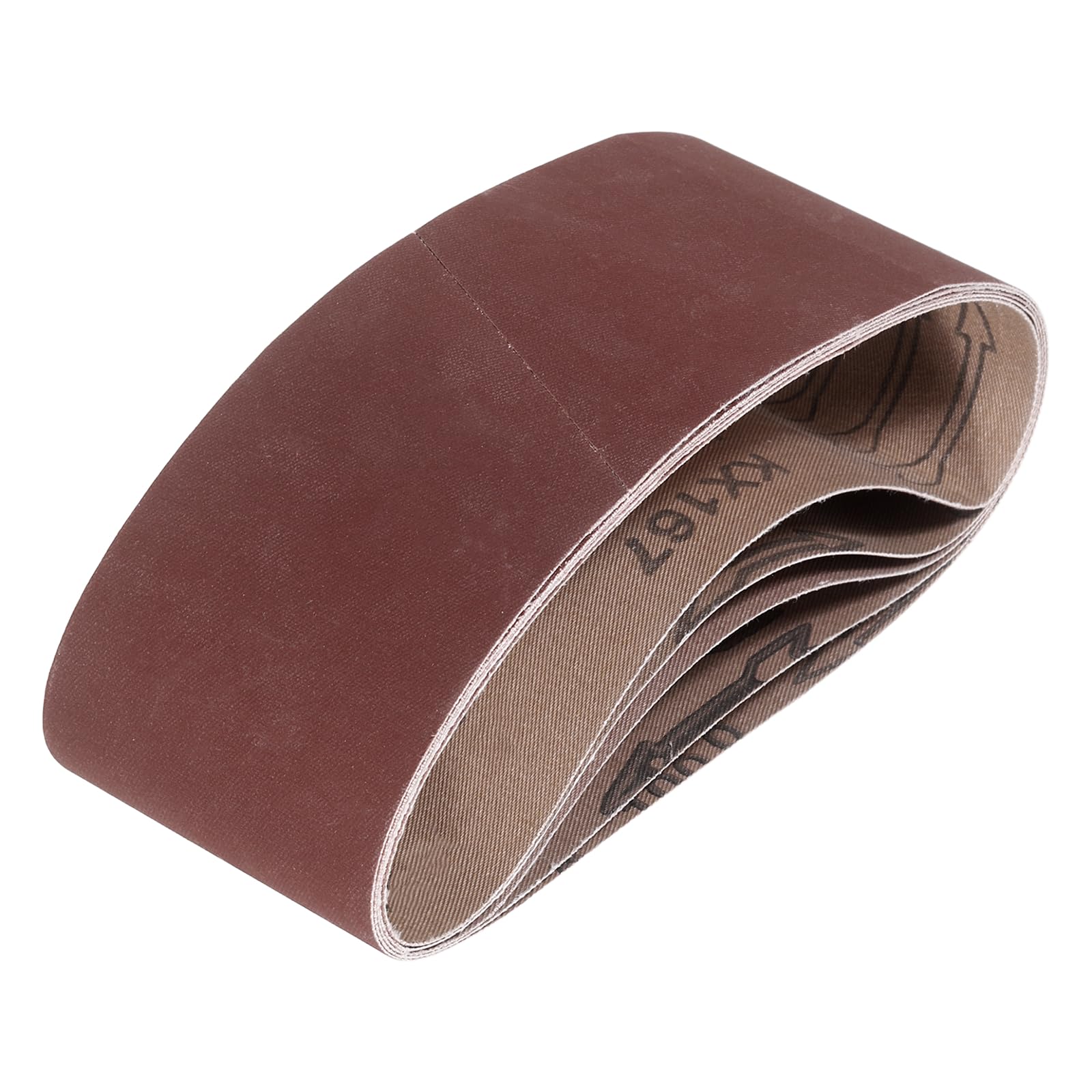 sourcing map 102 x 914 mm Sanding Belts, 6 Pcs 600/800/1000 Grits Aluminum Oxide Abrasive Belt Sander File Belt for Woodworking, Metal Polishing, Knife Sharpener
