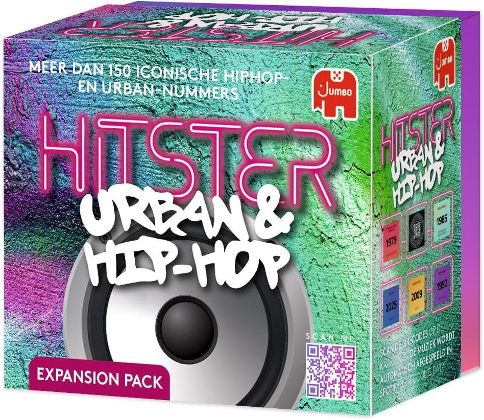 Hitster Expansion Set, Urban & Hip Hop – Music Party Game for Adults, Card Game, Music Quiz, Board Game – 150+ R&B Hip Hop Songs – Parties, Family and Friends Game Nights – 2-12 Players (NL) image 2
