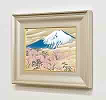 複製/横山大観/桜花/富士山水図/横物/工芸/タトウ箱付/布袋屋掛軸HJ-482 71ZtDhimPbL.jpg_BO30,255,255,