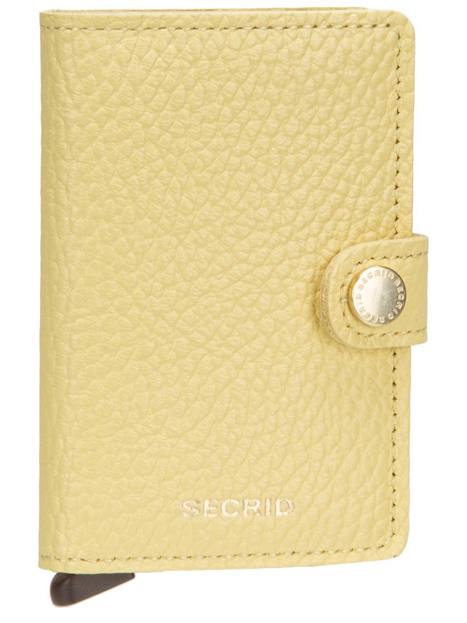 Secrid Portefeuille Mini portefeuille Pebble 10 cm - Jaune beurre