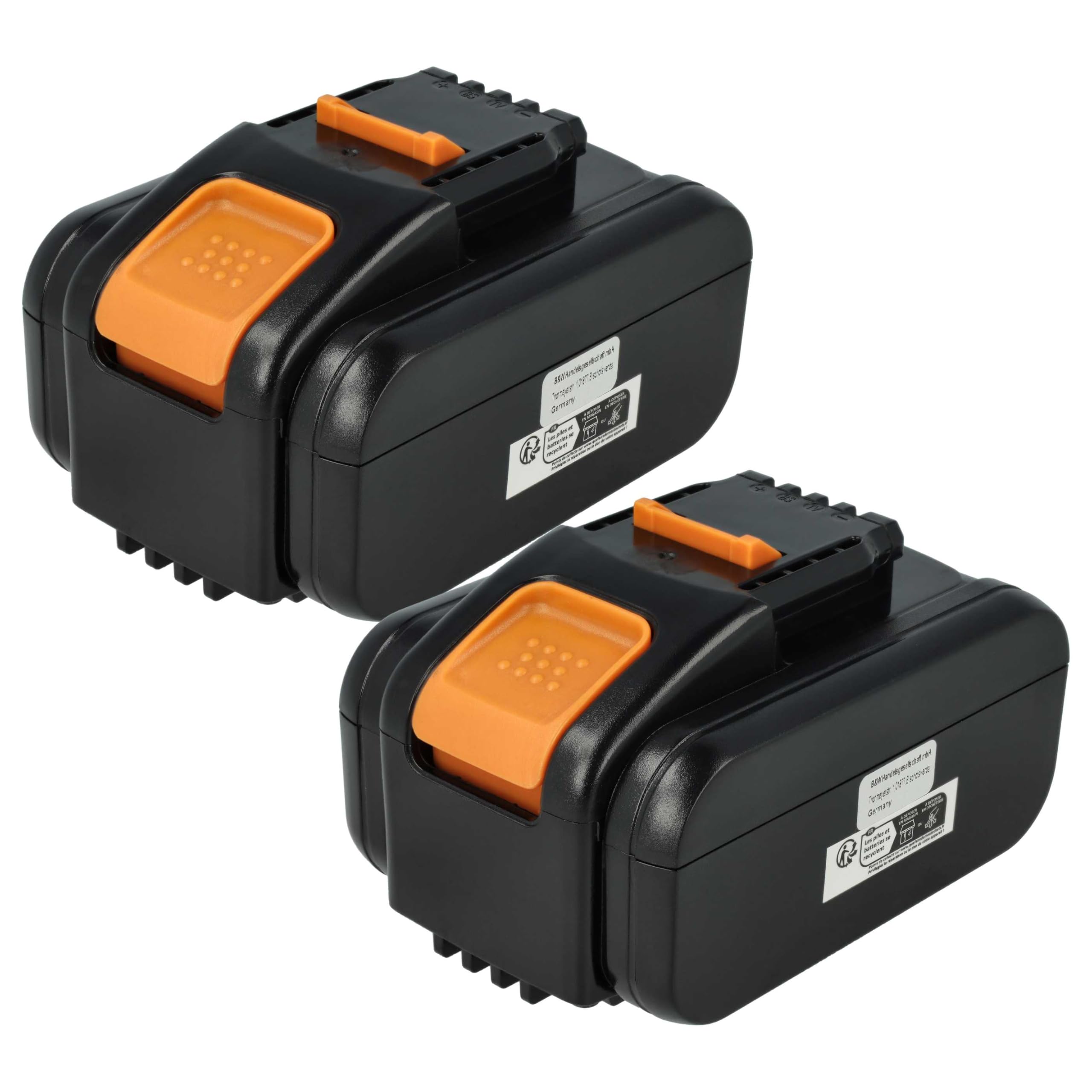 vhbw 2X Batería Compatible con AL-KO 34.8 Li Lawn Mover, CSA 2020 (113538), GT 2000 (113701) Herramienta Eléctrica (4000mAh, Li-ION, 20V)