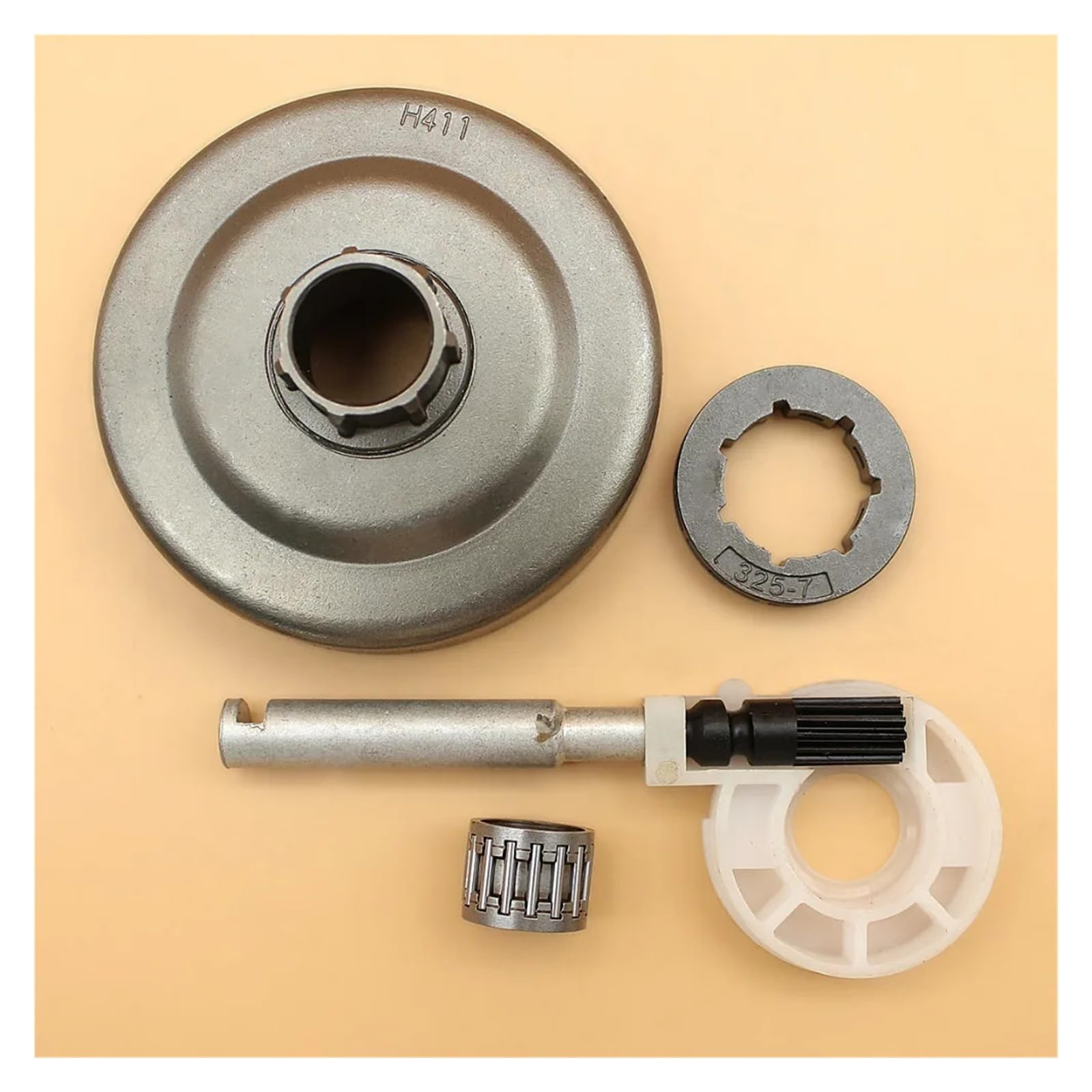 Kit De Transmisión De Bomba De Aceite De Llanta De Piñón De Tambor De Embrague De.325 "7T for Piezas De Repuesto De Motosierras Fit For H-u-s-q-v-a-r-n=-a 55 For Rancher 51