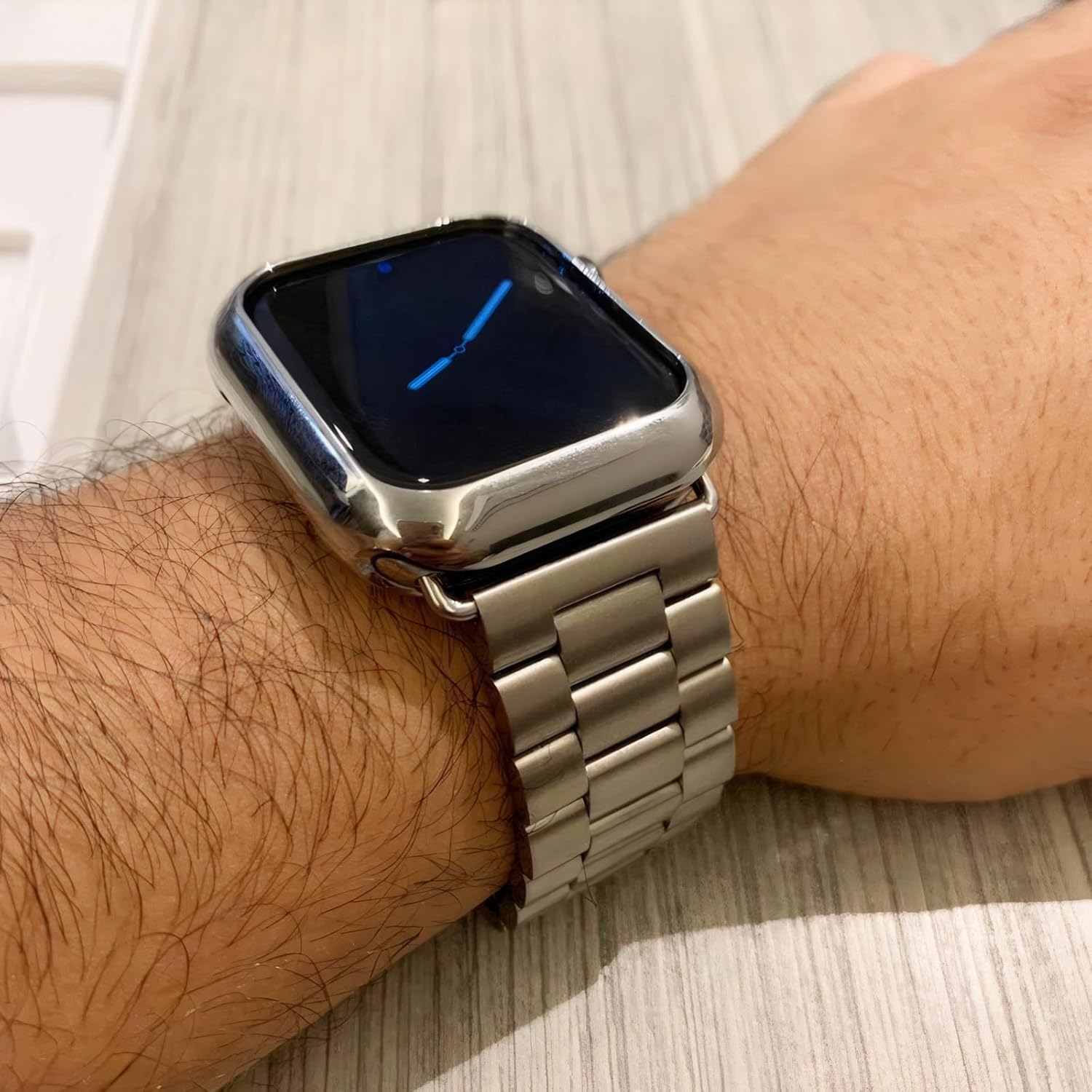 Compatible with Apple Watch Band 49mm 46mm 45mm 44mm 42mm 41mm 40mm 38mm, Stainless Steel Metal Strap Replacement iWatch Bands for Apple Watch Series 11 10 9 8 7 6 5 4 3 2 1 Ultra3/2/1 SE3/2/1