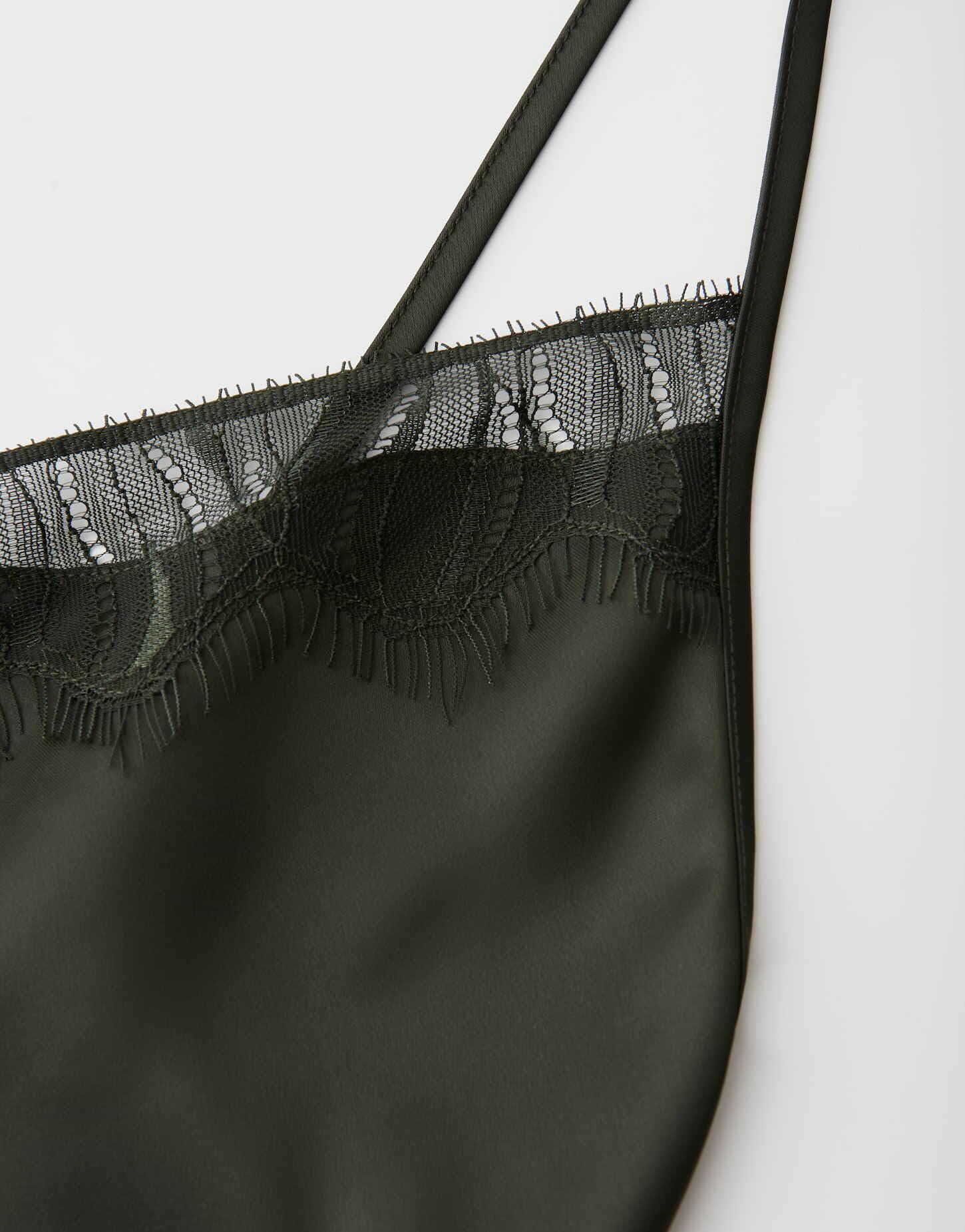 someday Damen Blusentop | Zartes Spitzentop aus Satin Regular Fit