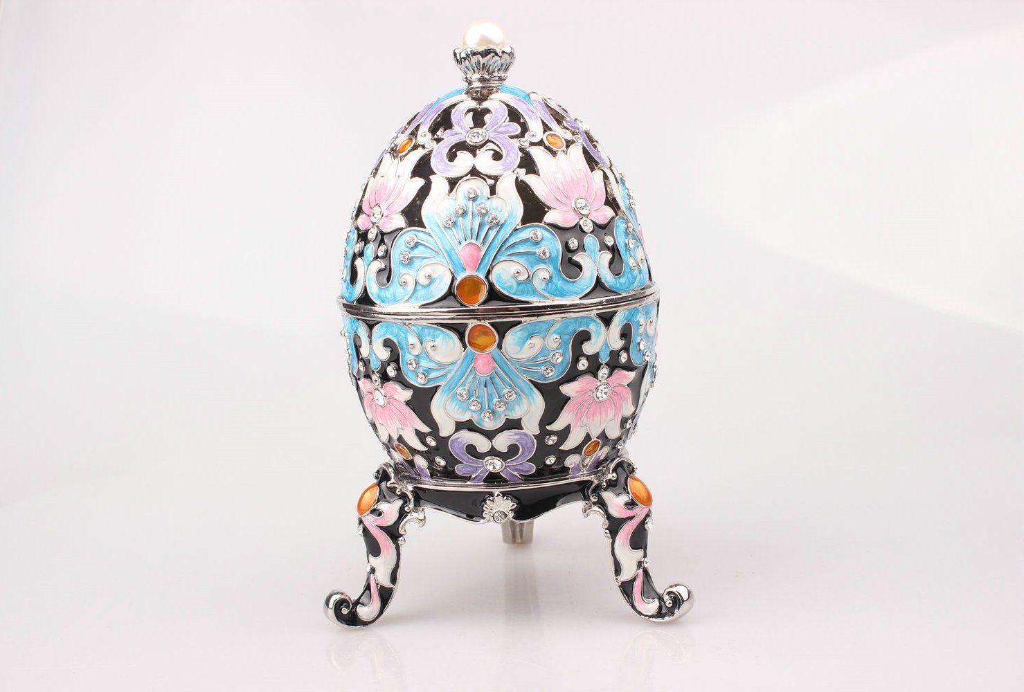 Amazon｜インペリアルイースターエッグボックスPlatinum Coloredクリア