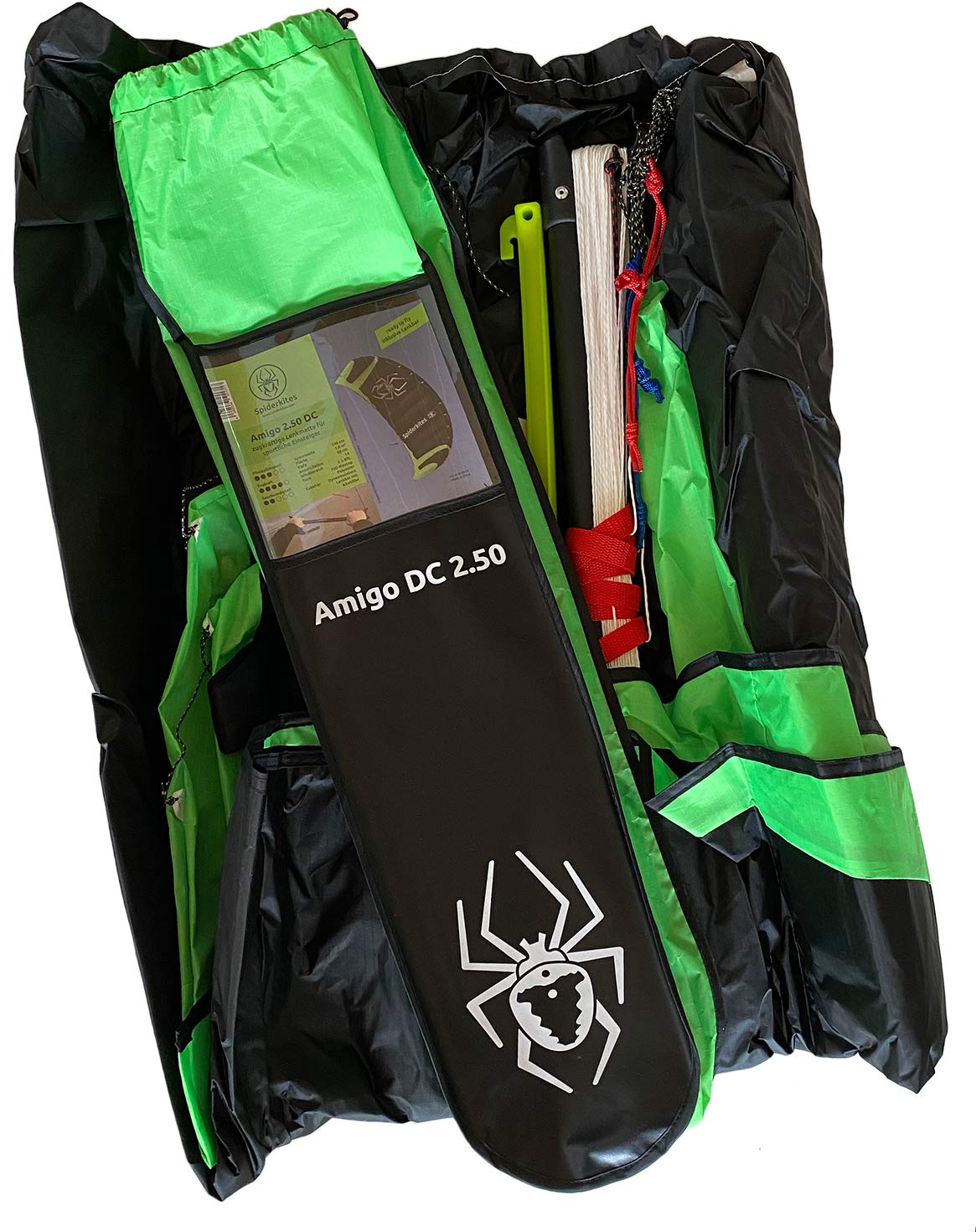 Amigo DC 2.50 + bar Black - Green