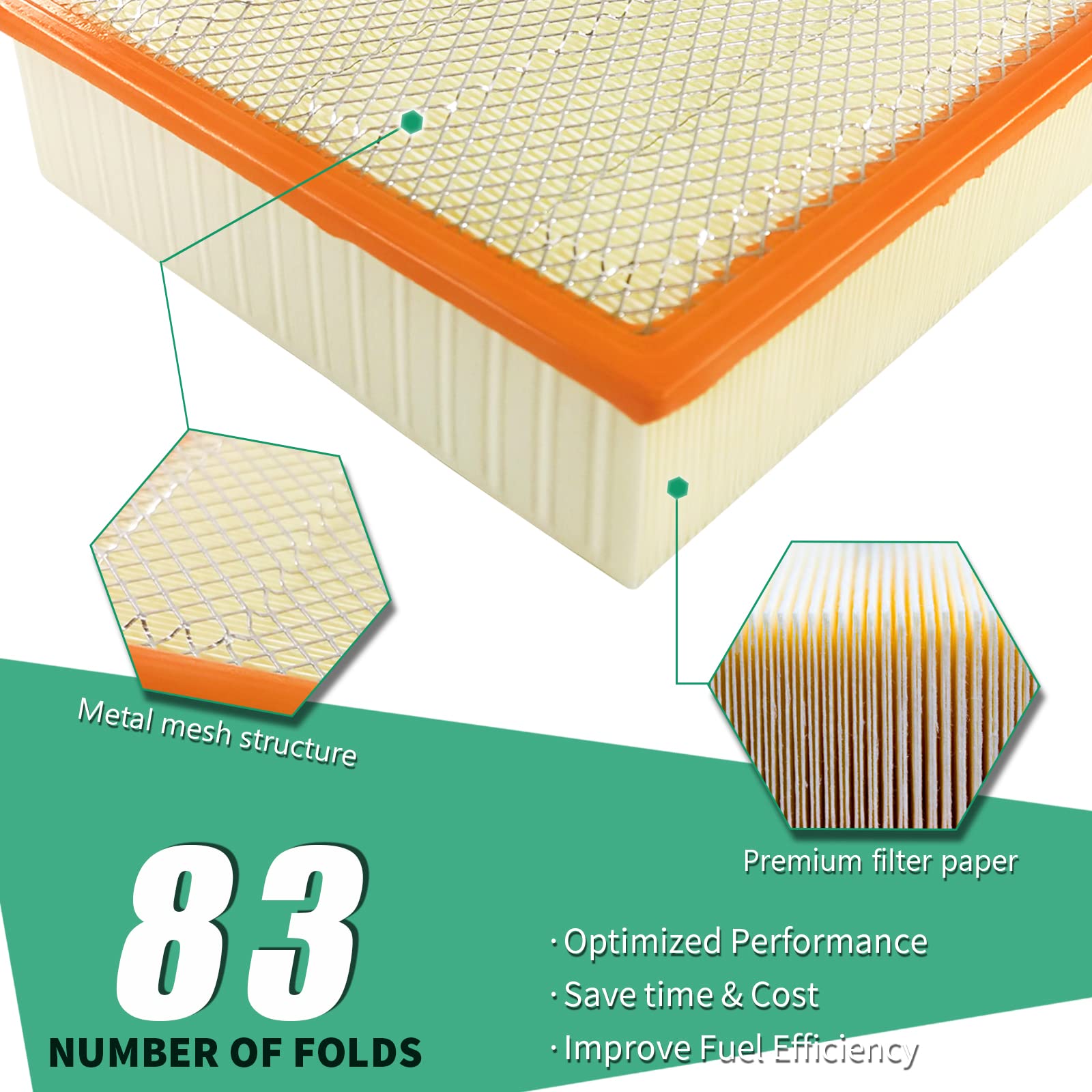 Amazon.com: EPChunMi Engine Air Filter Replaces 7C3Z-9601-A