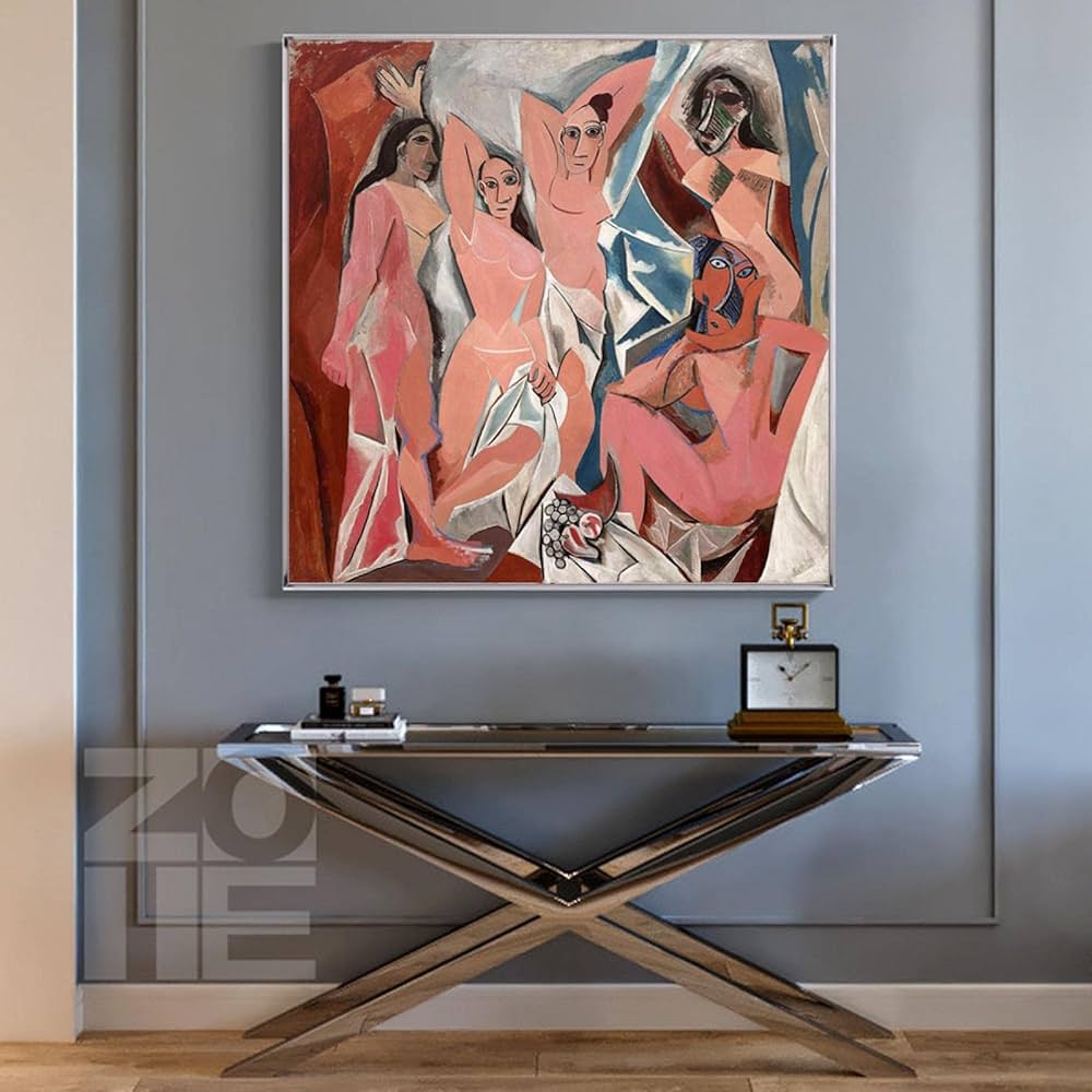 SDVIB Les Demoiselles d'Avignon, 1907, autor: Pablo Picasso