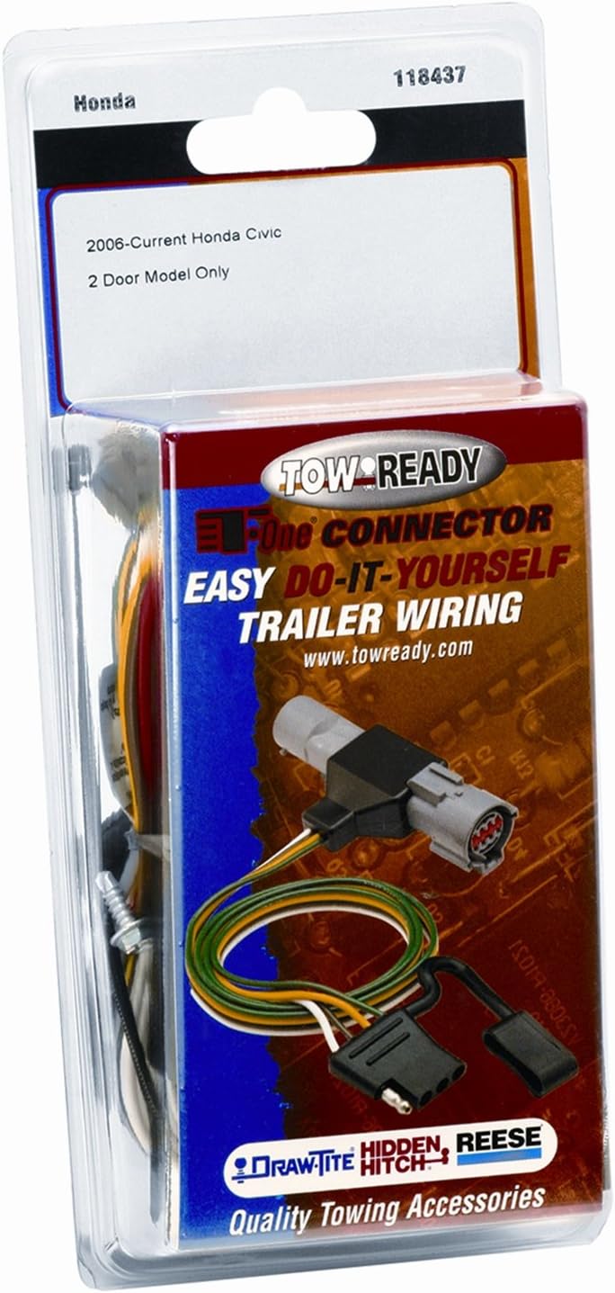 Tow Ready 118437 T-One Connector Assembly for Honda Civic