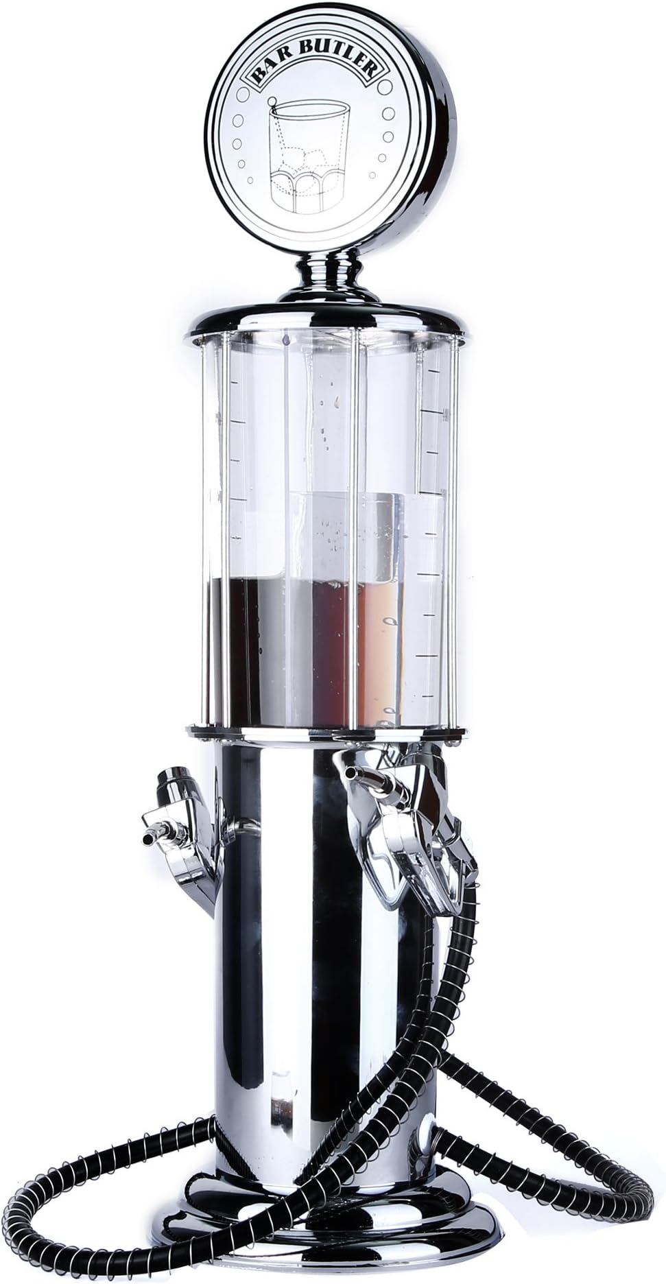 Tango Fortune Retro Style Liquor Double Pump | Vintage Look | You Can Serve Any Drink of Your Choice | Make Your Party More Exciting | Think Different
