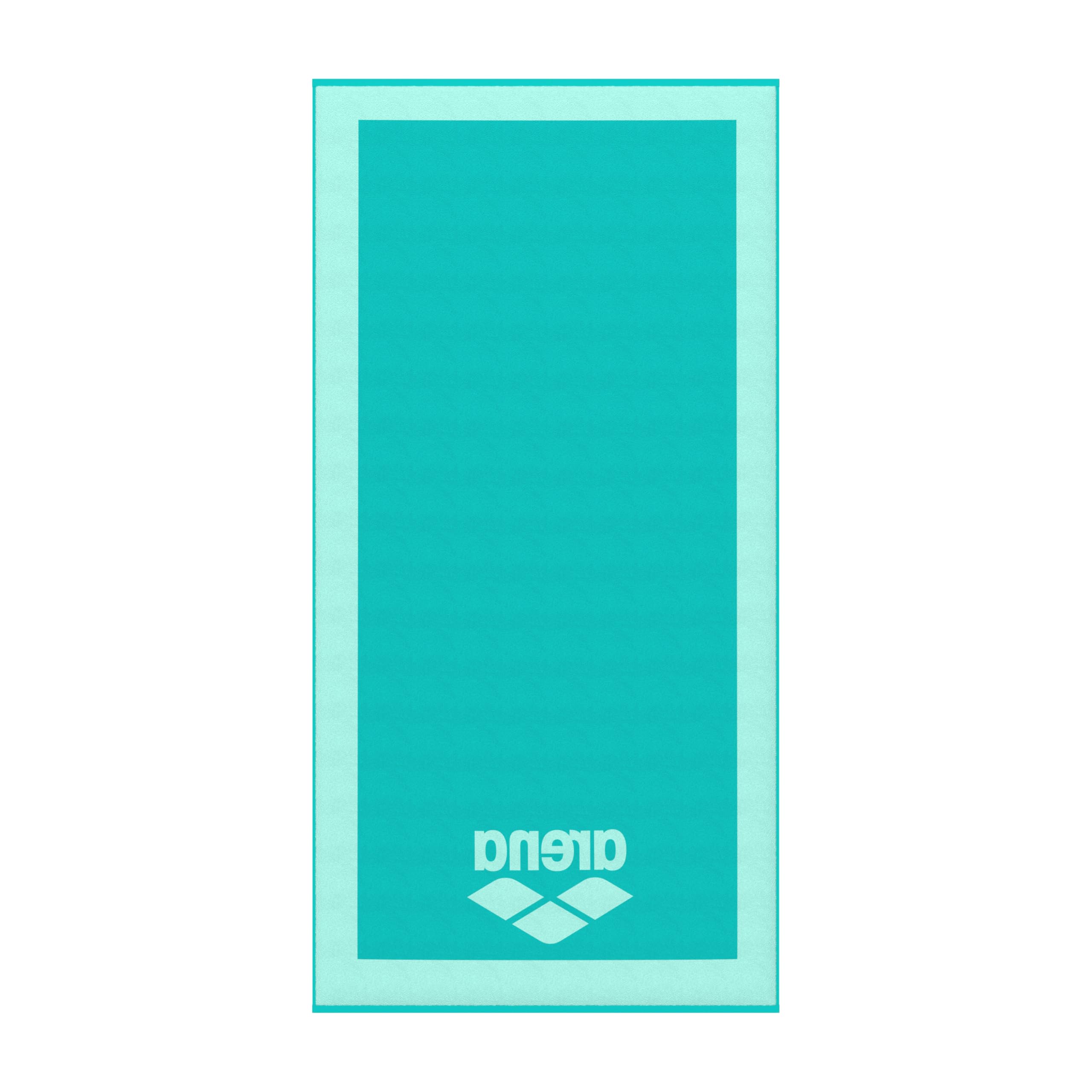 ARENA Serviette de plage en coton velours Bicolor