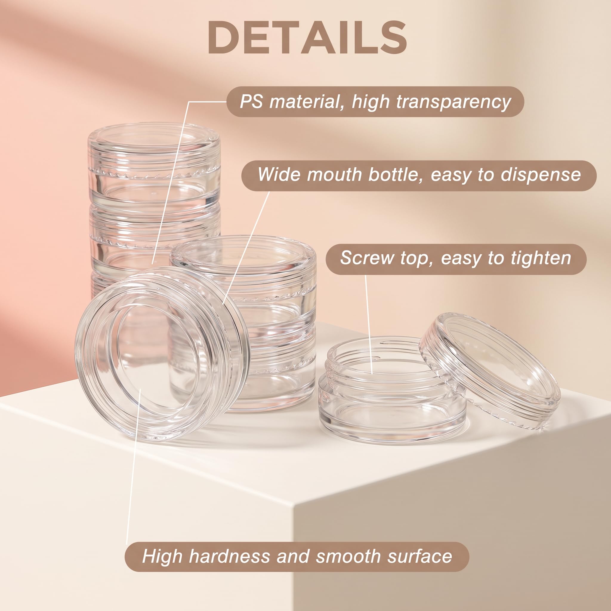 Plastic Sample Containers with Screw-Top Lids