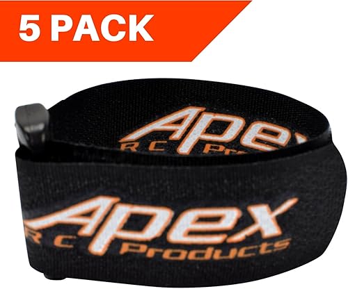 Miniatura 3 de Apex RC Products Paquete de 5 correas de batería o cámara Lipo de 0.787 in x 7.874 in 3050