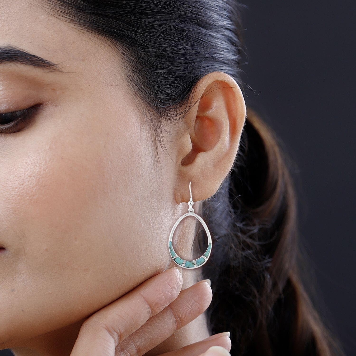 925 Sterling Silver Gemstone Drop Dangle Earrings for Women Birthstone Beachy Boho Western Jewelry Birthday Christmas Gifts for Women