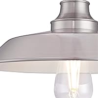 Vista 3 de Westinghouse Lighting 6344700 - Lámpara de techo, diseño para un foco., 6370200