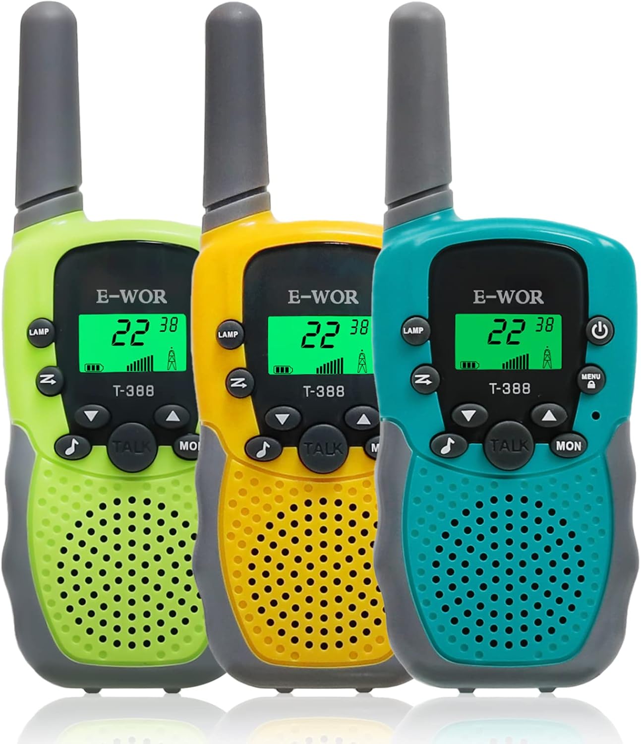 Walkie Talkie for Kids,Toys for 3-12 Years Old Girls Boys 22 Channels Toy Walkie Talkies with Flashlight, 3 Kms Long Range for Outside, Camping, Hiking Best Xmas Birthday Gifts for Girls Boys Ages 3+