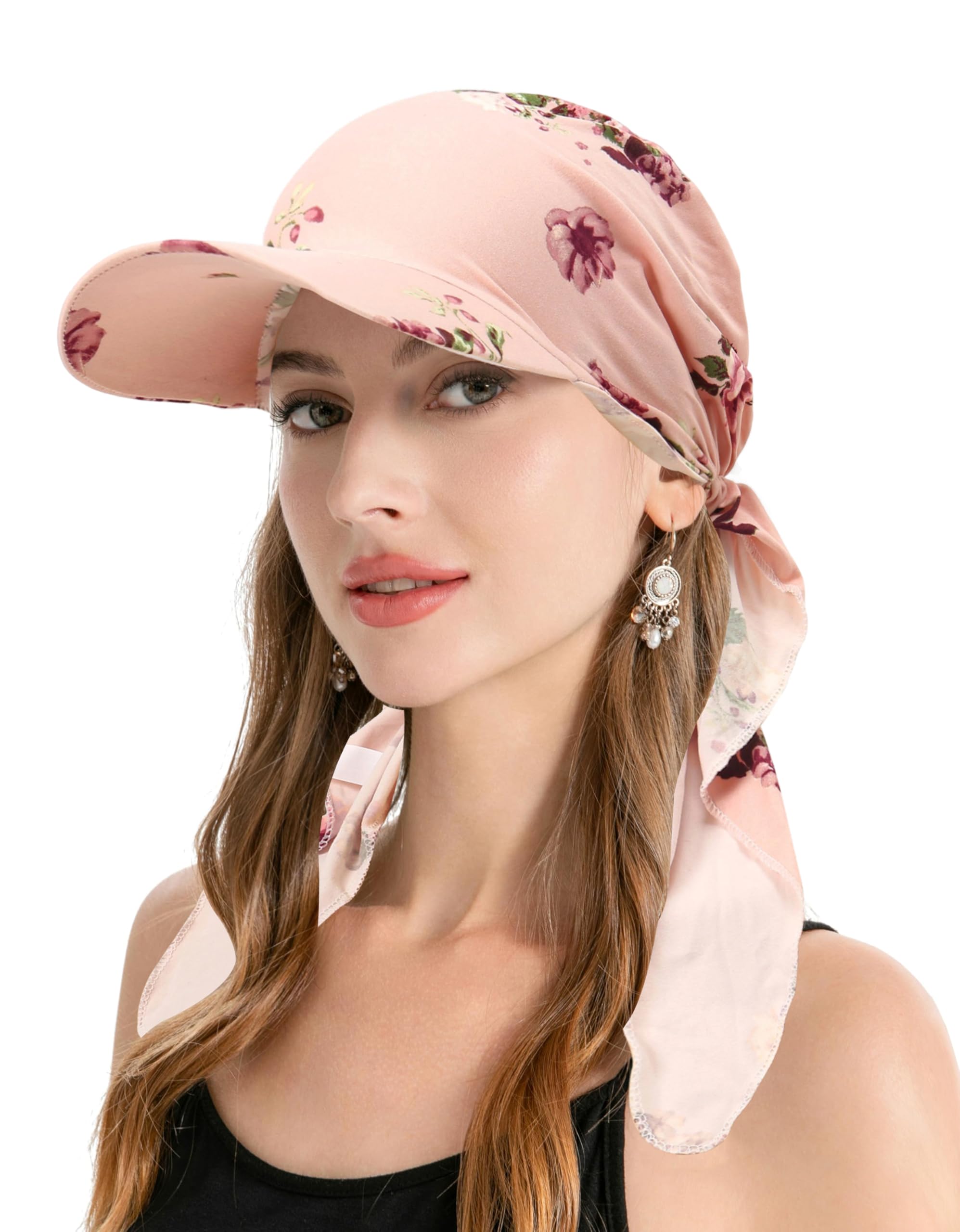 ZLYC Chemo Headwear Bonnet à visière pour Femme