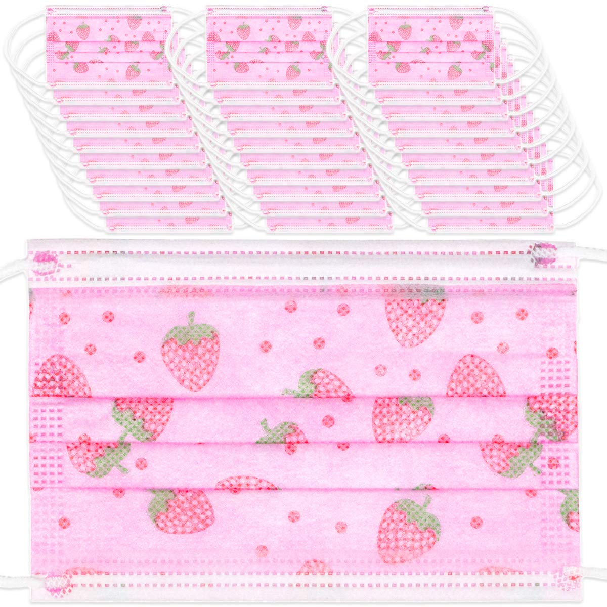 Amazon.co.jp: エクスプラウド製 30枚入り 子ども用 使い捨てマスク