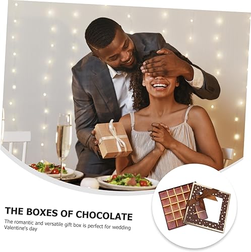 Miniatura 8 de RORPOIR Caja de chocolates regalos románticos de lujo, regalos de dulces de chocolate, regalos de boda, chocolates para regalar trufa de chocolate,
