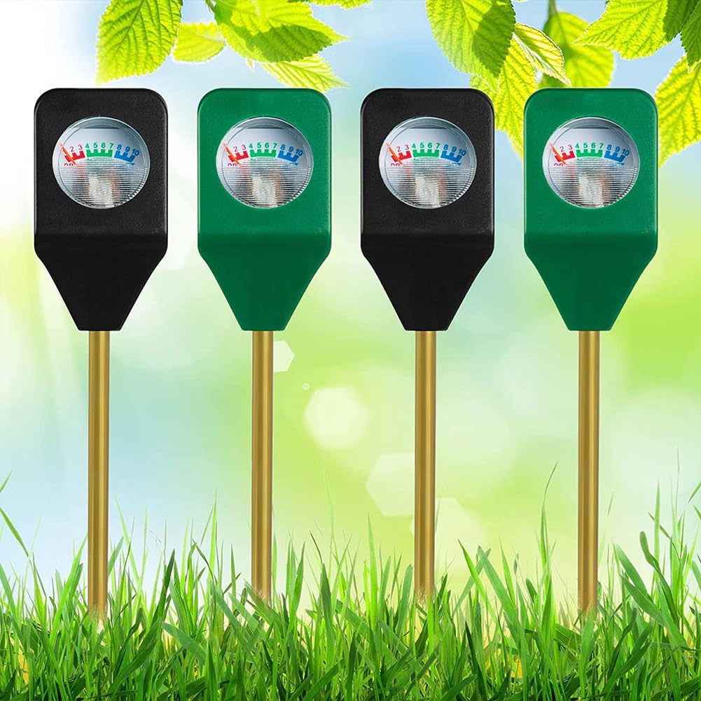 Lot de 10 mini hygromètres portables testeur d'humidité du sol pour plantes en pot