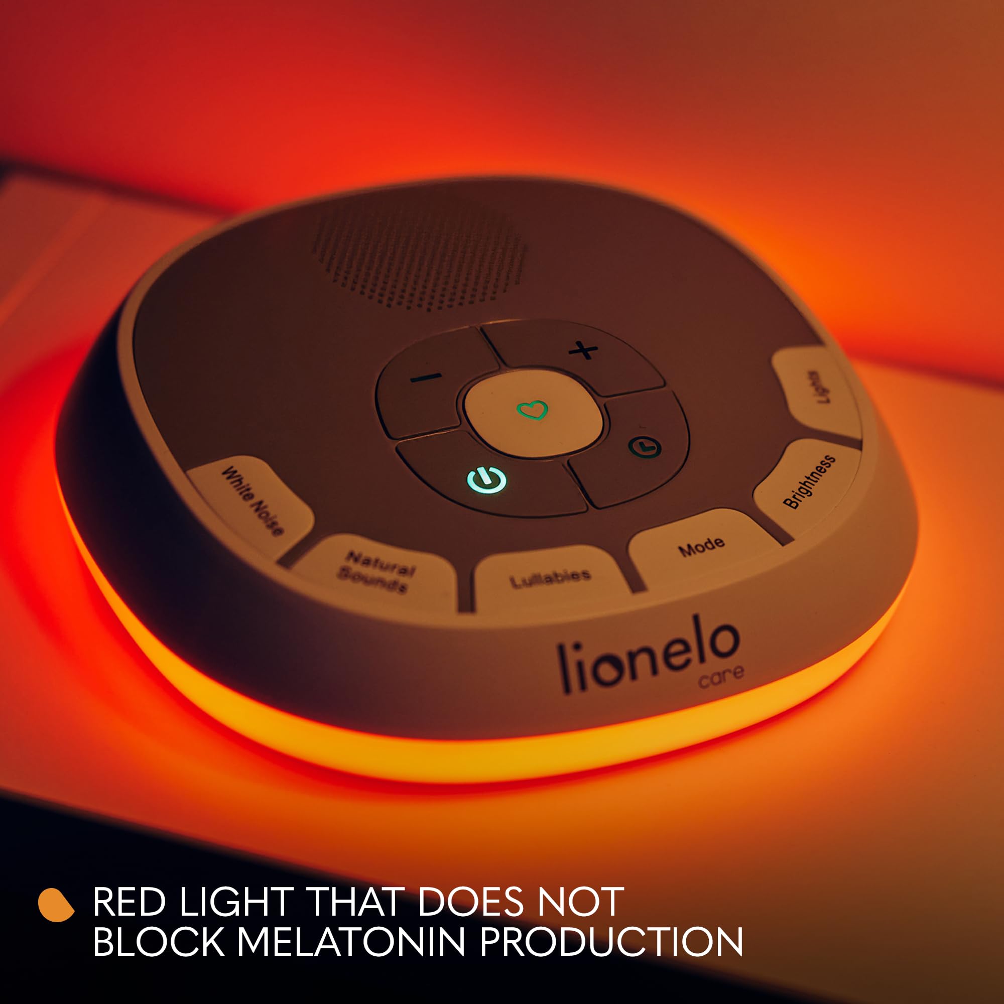 Lionelo BabyNap Veilleuse Bébé, Bruit Blanc et Berceuses, LoveBeat