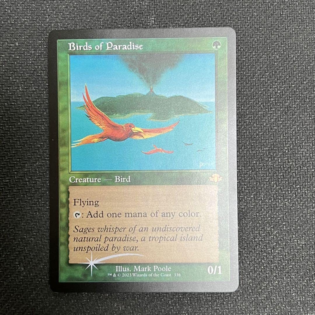 MTG 極楽鳥/Birds of Paradise 7版旧枠FOIL 英語 1枚 MTG 極楽鳥/Birds, image size:1080x1080