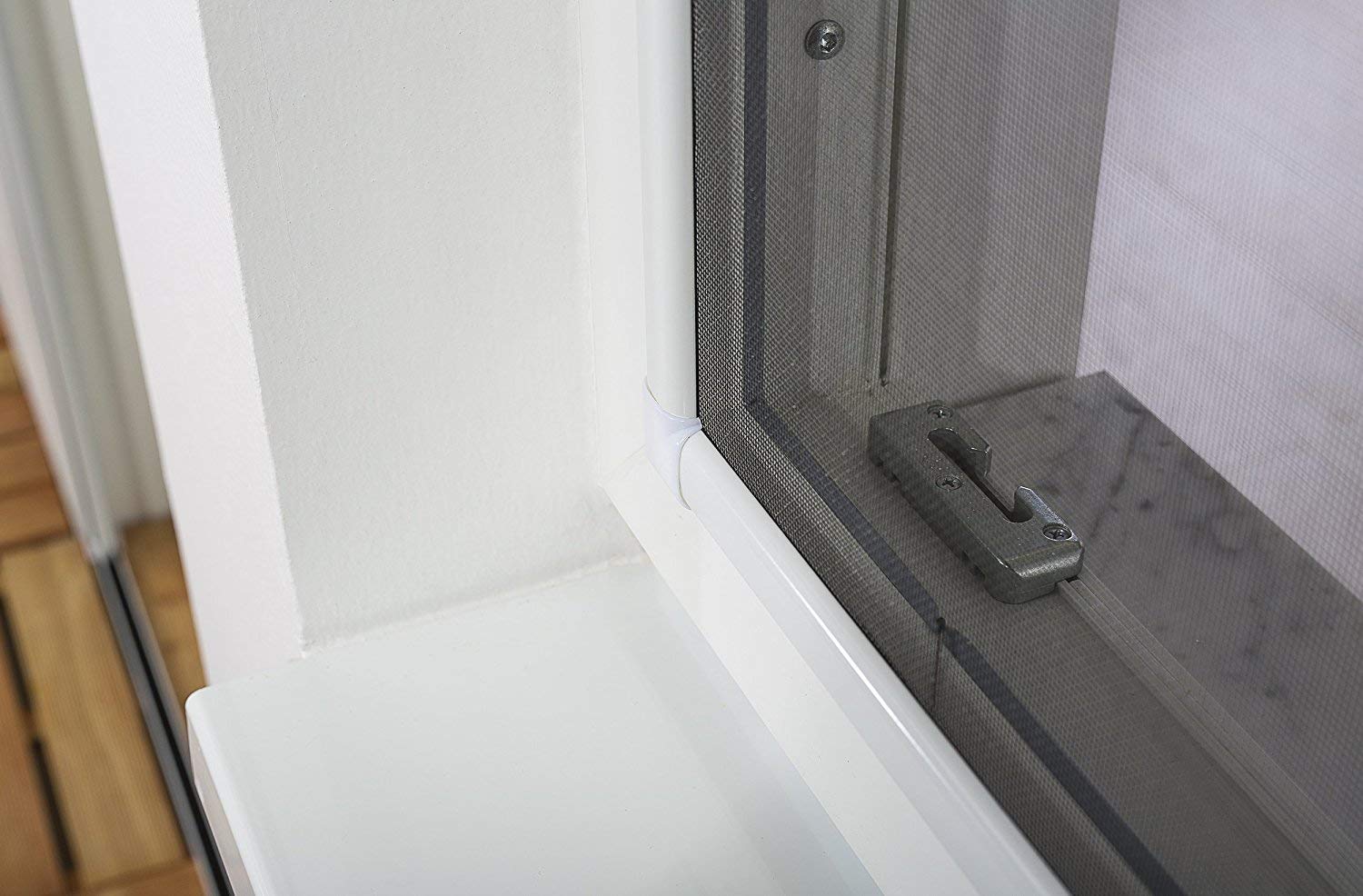 Insektenschutz Fenster Fliegengitter Fliegenschutzfenster Weiss 3er Set bis 80x100cm