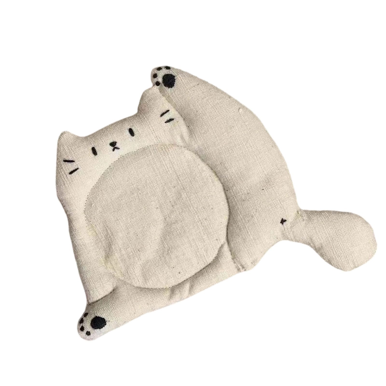 Kalttoy Cats Shape Coasters Lovely Cats Drink Pad for Cups and Mugs Add a Touch of Charm to Your Kitchen Decors Themed Decors